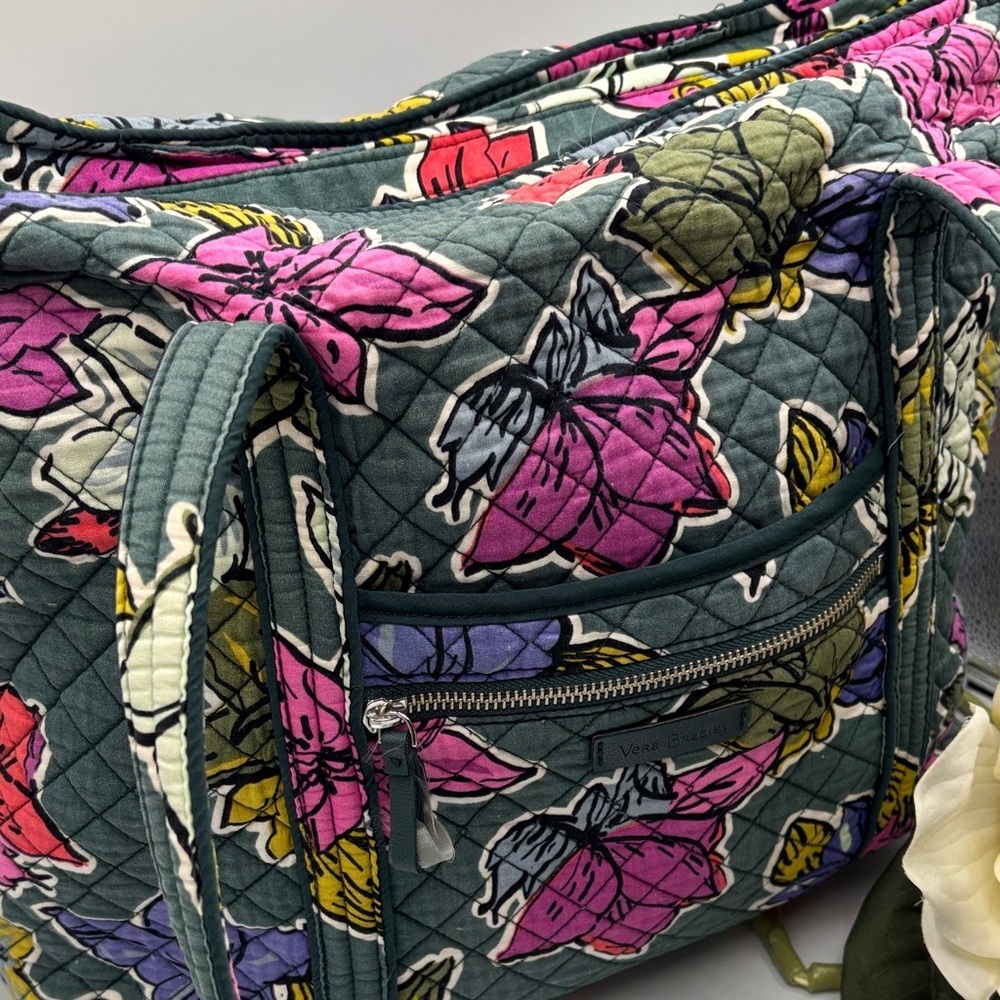 Vera Bradley Multicolor Floral Quilted Large Tote - Picture 3 of 13